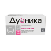 Дуоника таблетки кишечнорастворимые покрыт.плен.об. 10 мг+10 мг 60 шт